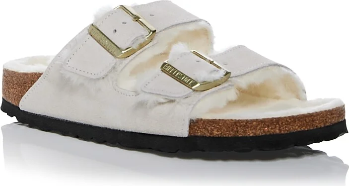 Birkenstock Women's Arizona Shearling Slide Sandals