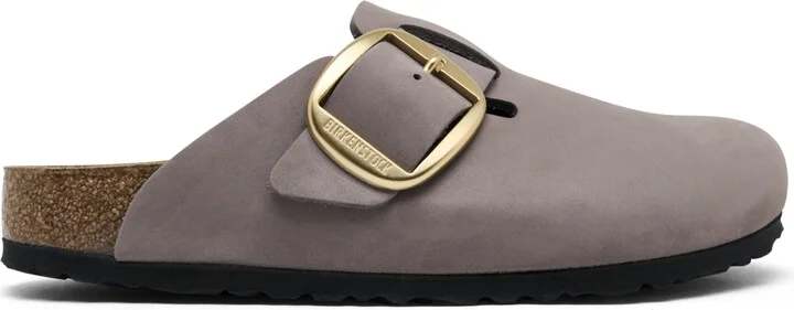 Birkenstock Women's Boston Big Buckle Nubuck Leather Clogs from Finish Line - Image 2
