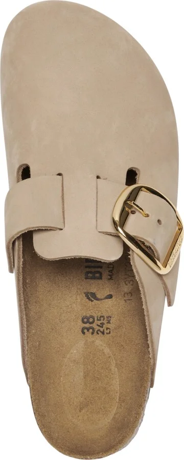Birkenstock Women's Boston Big Buckle Nubuck Leather Clogs from Finish Line - Image 10