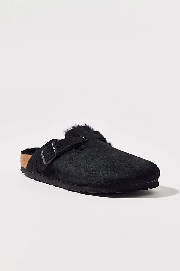 Birkenstock Women's Boston Shearling Clog in Mink at Urban Outfitters - Image 6