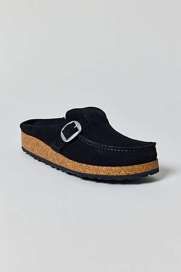Birkenstock Women's Buckley Suede Clog in Gray Taupe Suede - Image 7