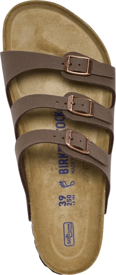 Birkenstock Women's Florida Birko-Flor Nubuck Soft Footbed Sandals from Finish Line - Image 3