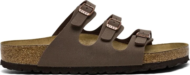 Birkenstock Women's Florida Birko-Flor Nubuck Soft Footbed Sandals from Finish Line - Image 6