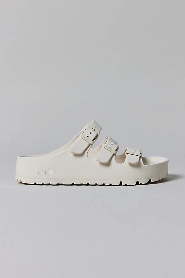 Birkenstock Women's Florida Flex Platform EVA Sandal in Eggshell - Image 2