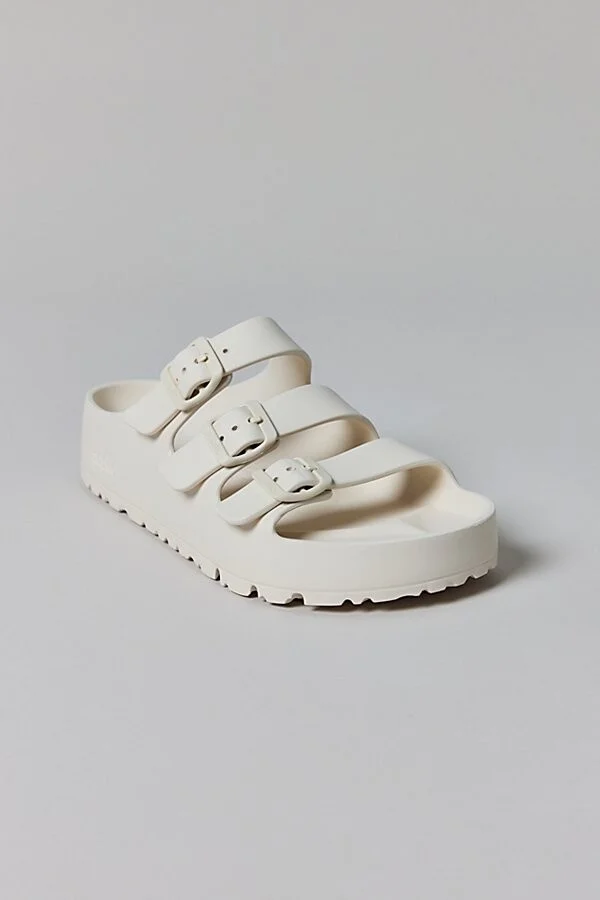 Birkenstock Women's Florida Flex Platform EVA Sandal in Eggshell - Image 3