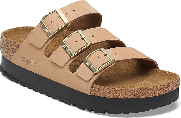 Birkenstock Women's Florida Platform Flex Nubuck Sandals