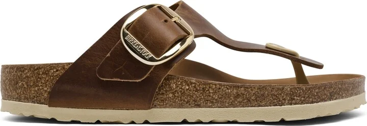 Birkenstock Women's Gizeh Big Buckle Oiled Leather Sandals from Finish Line - Image 3