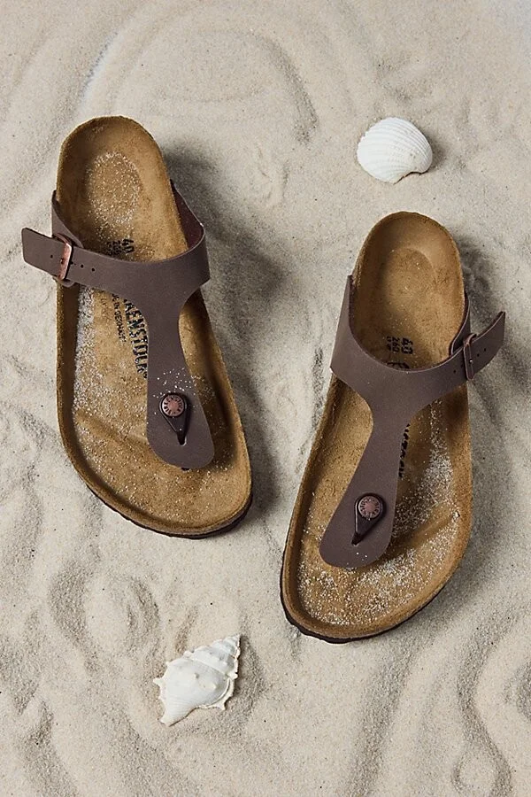 Birkenstock Women's Gizeh Birko-Flor Sandal in White - Image 6