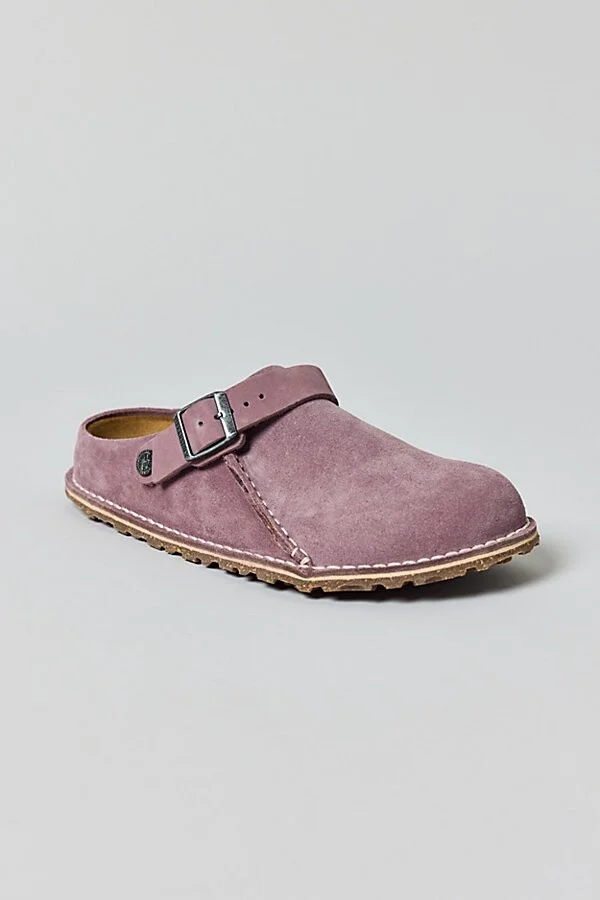 Birkenstock Women's Lutry Premium Suede Clog in Gray Taupe Suede - Image 8