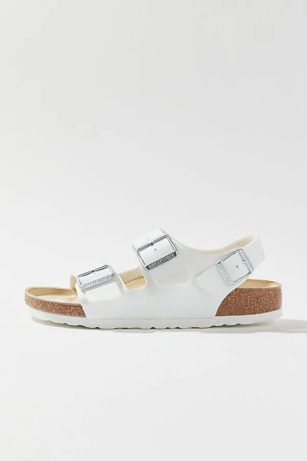 Birkenstock Women's Milano Birko-Flor Sandal in White - Image 2