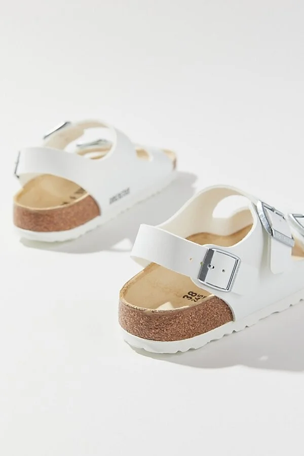 Birkenstock Women's Milano Birko-Flor Sandal in White - Image 4