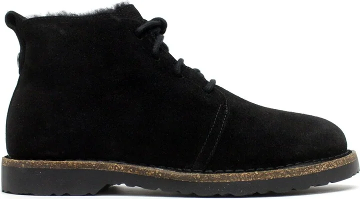 Birkenstock Women's Uppsala Mid Lace-Up Shearling-Suede Chukka Boot