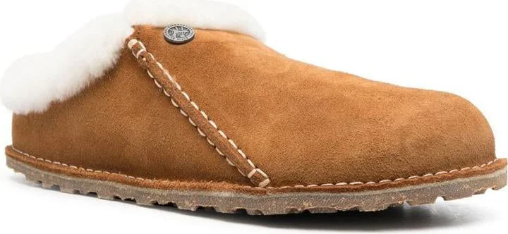 Birkenstock Zermatt Suede Leather Slippers - Image 2