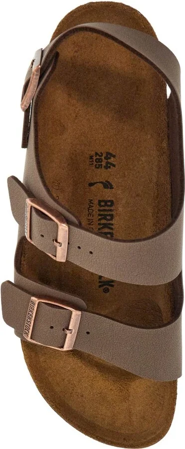 Birkoflor Mocca Sandals With Cork Sole And Adjustable Straps Milano - Image 2