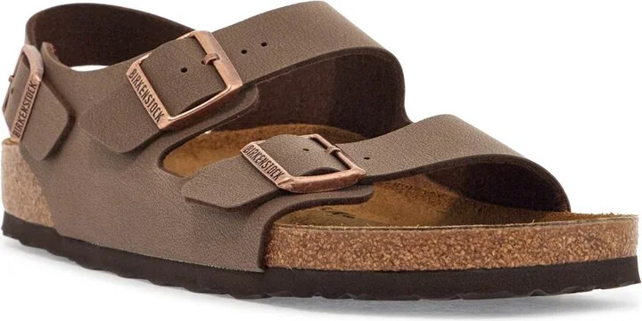 Birkoflor Mocca Sandals With Cork Sole And Adjustable Straps Milano - Image 4