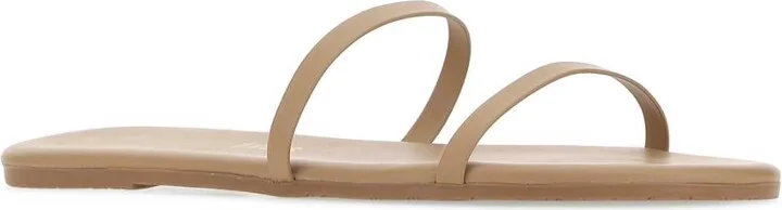Biscuit Leather Gemma Slippers - Image 2