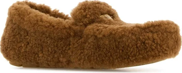 Biscuit Shearling Loafers - Image 2
