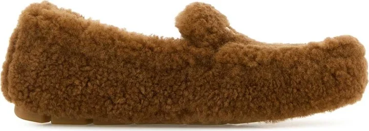 Biscuit Shearling Loafers