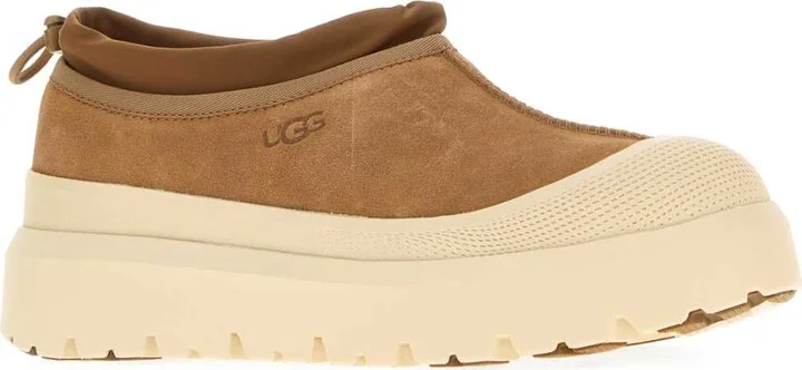 Biscuit Suede And Rubber Tasman Weather Hybrid Slip Ons - Image 2