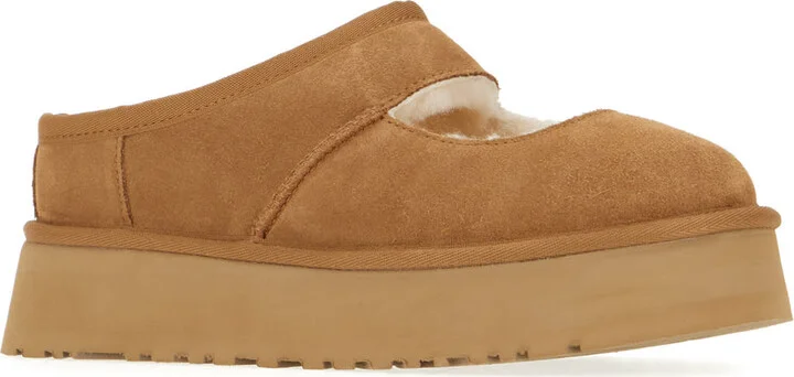 Biscuit Suede Bea Mary Jane Slippers - Image 2