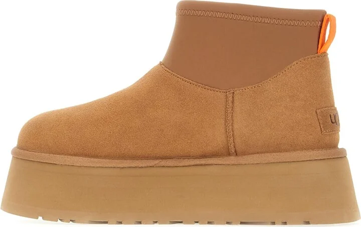 Biscuit Suede Classic Mini Dipper Ankle Boots - Image 3