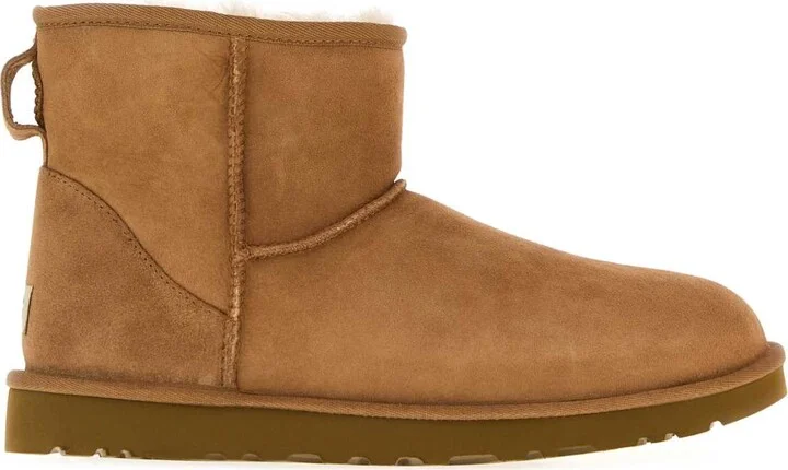 Biscuit Suede Classic Mini Ii Ankle Boots