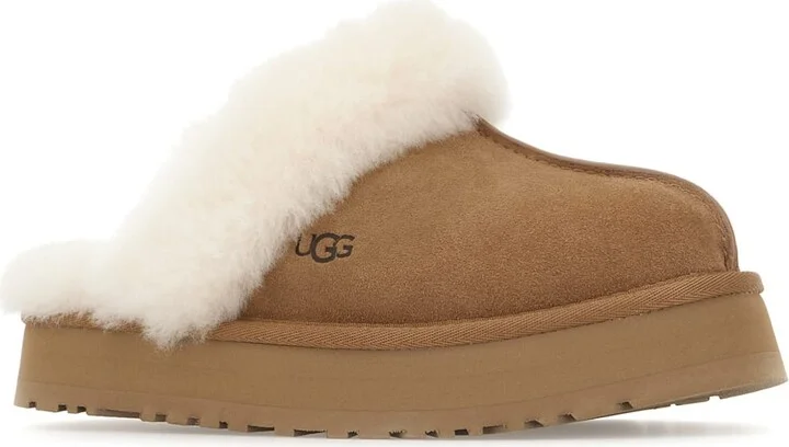Biscuit Suede Disquette Slippers - Image 2