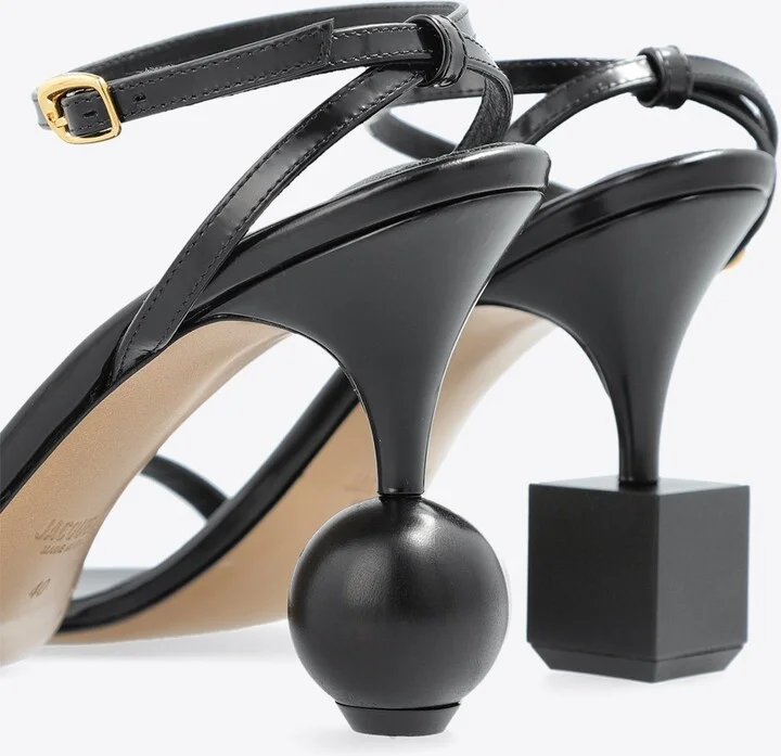 Bisou 90 Leather Sandals - Image 3