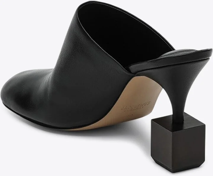 Bisou 90 Nappa Leather Mules - Image 2