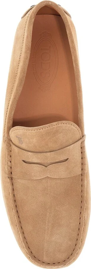 Bisquit Leather Moccasin With Rubber Sole - Image 2
