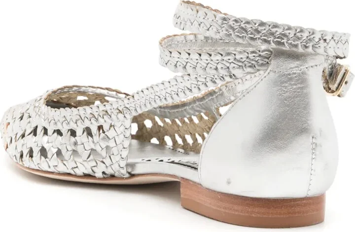 Bistrot leather ballerina shoes - Image 3