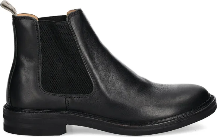 Bitflex elasticated-panel leather boots