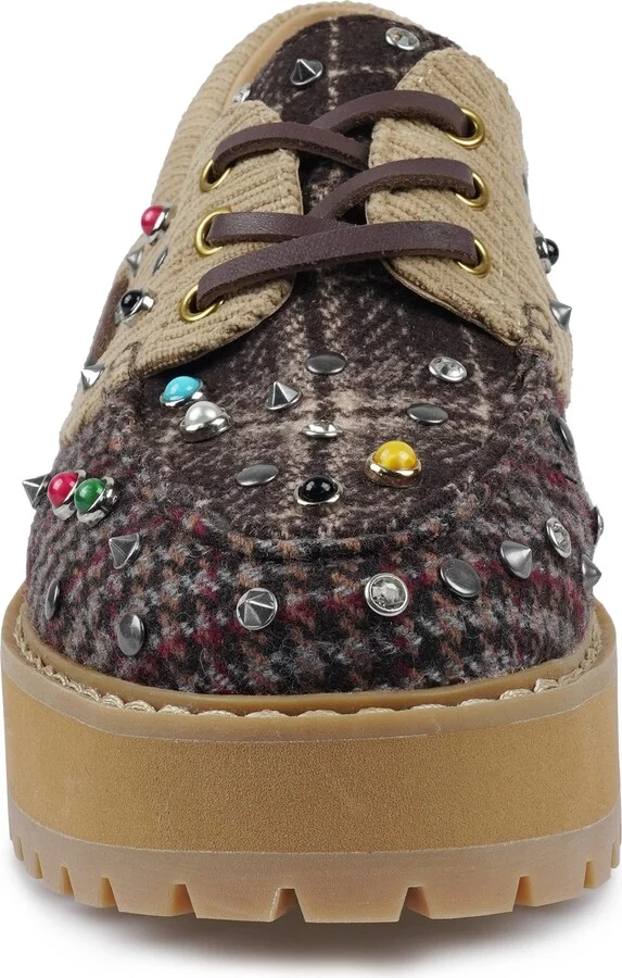 Biz Embellished Platform Loafer - Image 4