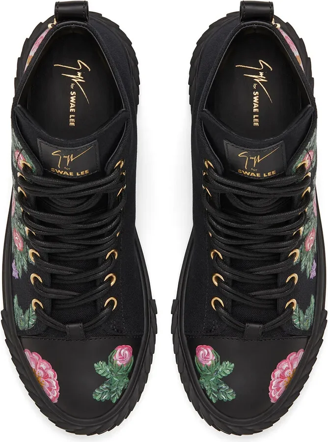 Blabber floral high-top sneakers - Image 4