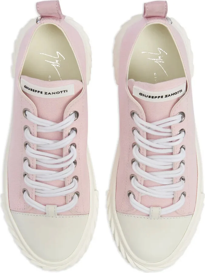 Blabber logo-patch sneakers - Image 4
