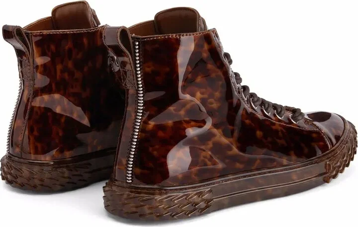 Blabber tortoiseshell-effect high-top sneakers - Image 3