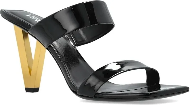 Black 100mm V2025 Mules - Image 2
