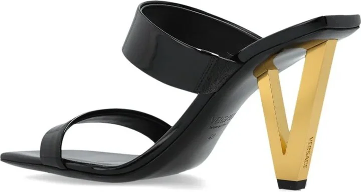 Black 100mm V2025 Mules - Image 3