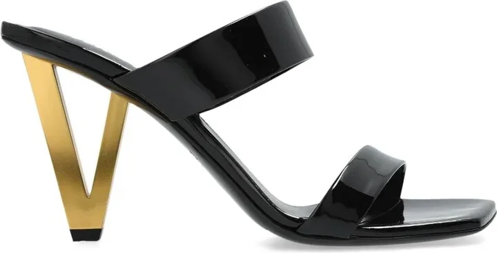 Black 100mm V2025 Mules
