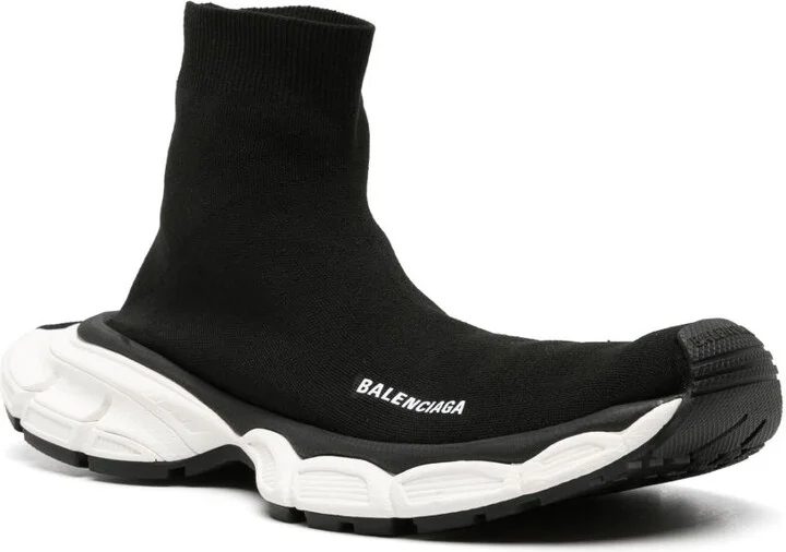 Black 3XL Sock Sneakers - Image 2