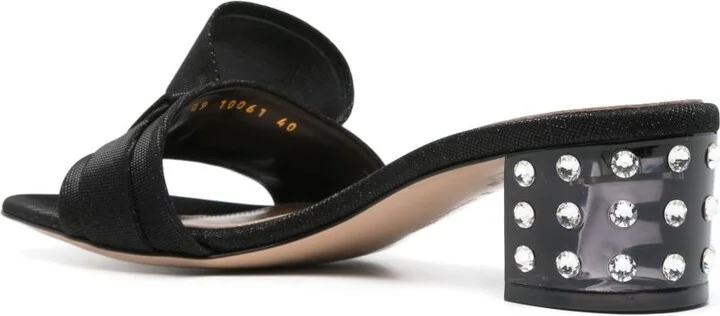 Black 45mm Flash Mules - Image 3