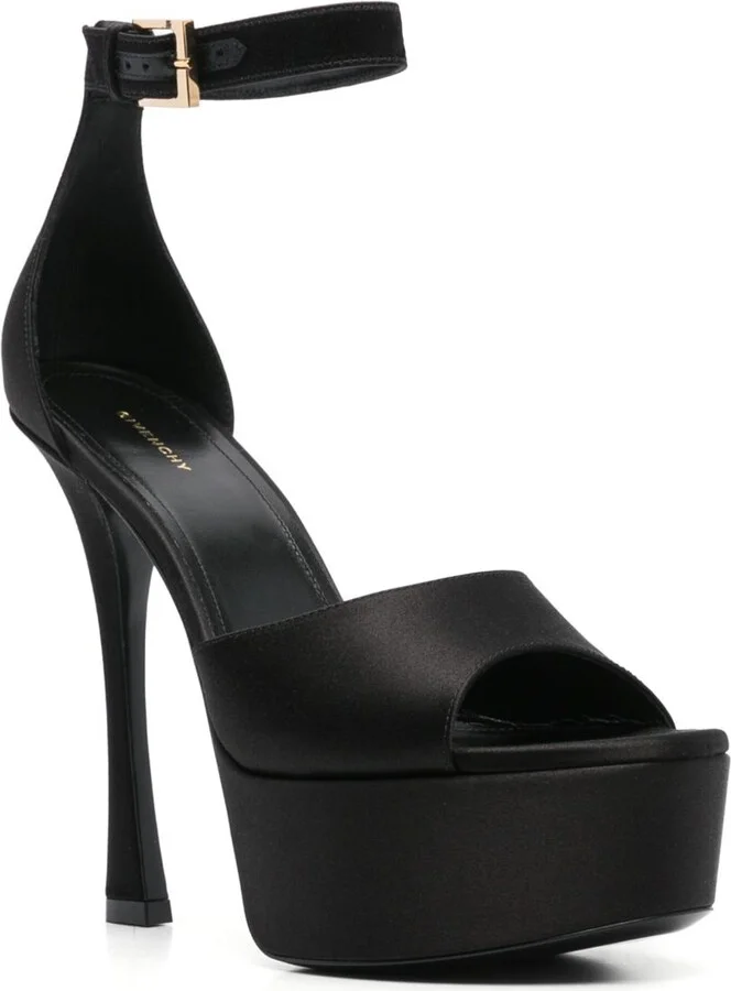 Black 4G Liquid Sandals - Image 2