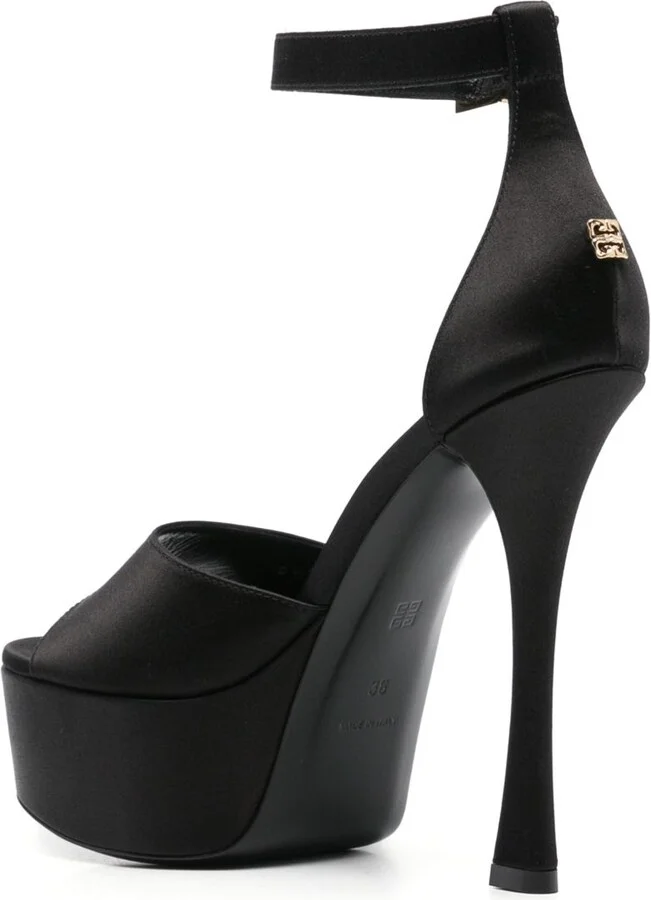 Black 4G Liquid Sandals - Image 3