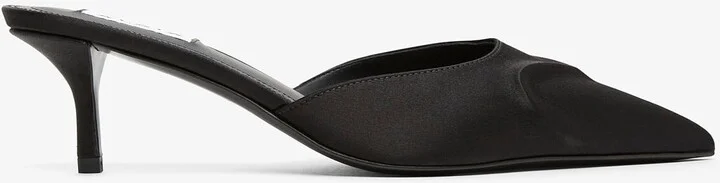 Black 55 mule pumps