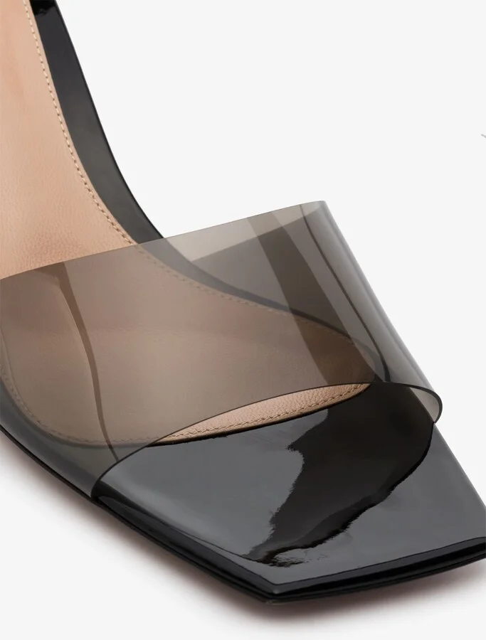 Black 55 PVC Sandals - Image 3