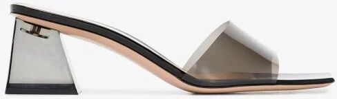 Black 55 PVC Sandals