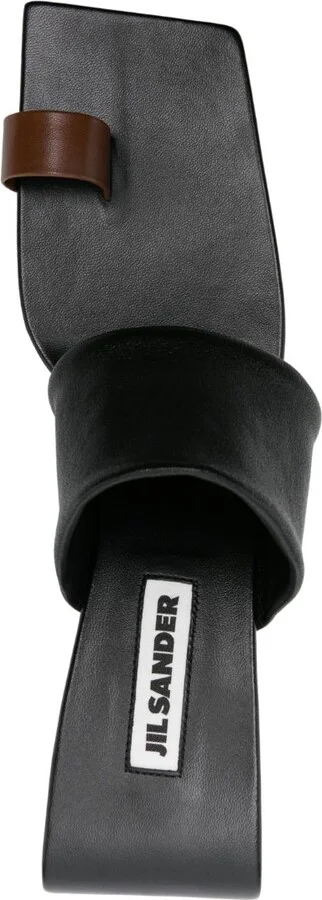 Black 75 Leather Mules - Image 4