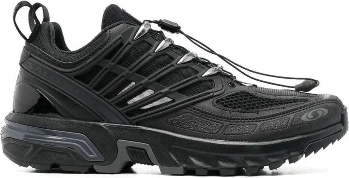 Black Acs Pro Sneaker With Cushioned Sole
