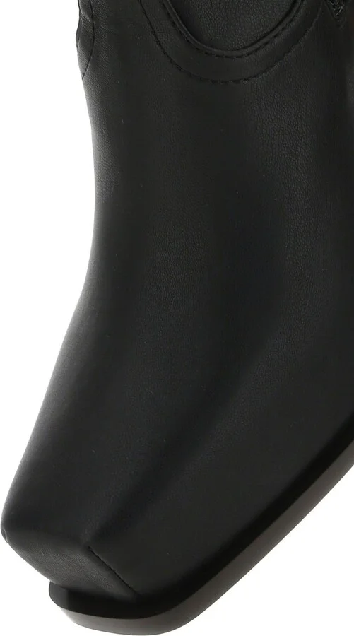 Black Alter Mat Cowboy Ankle Boots - Image 4
