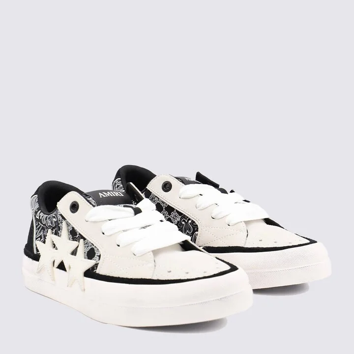 Black And White Bandana Sneakers - Image 3